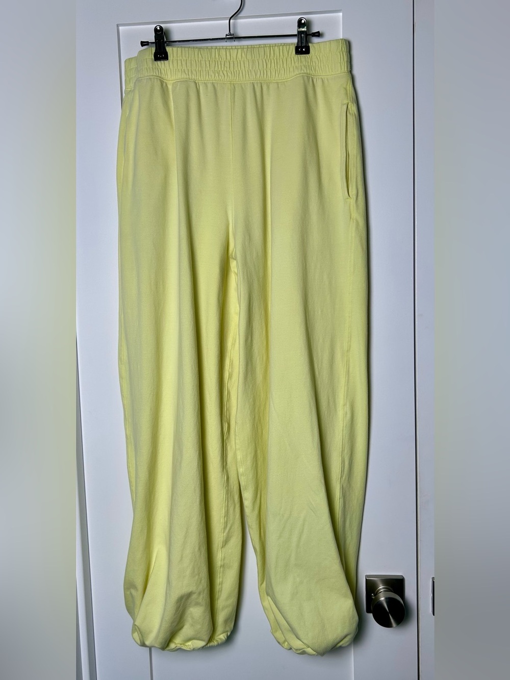 Free People FP Movement Hot Shot Crossover Pants L Yellow